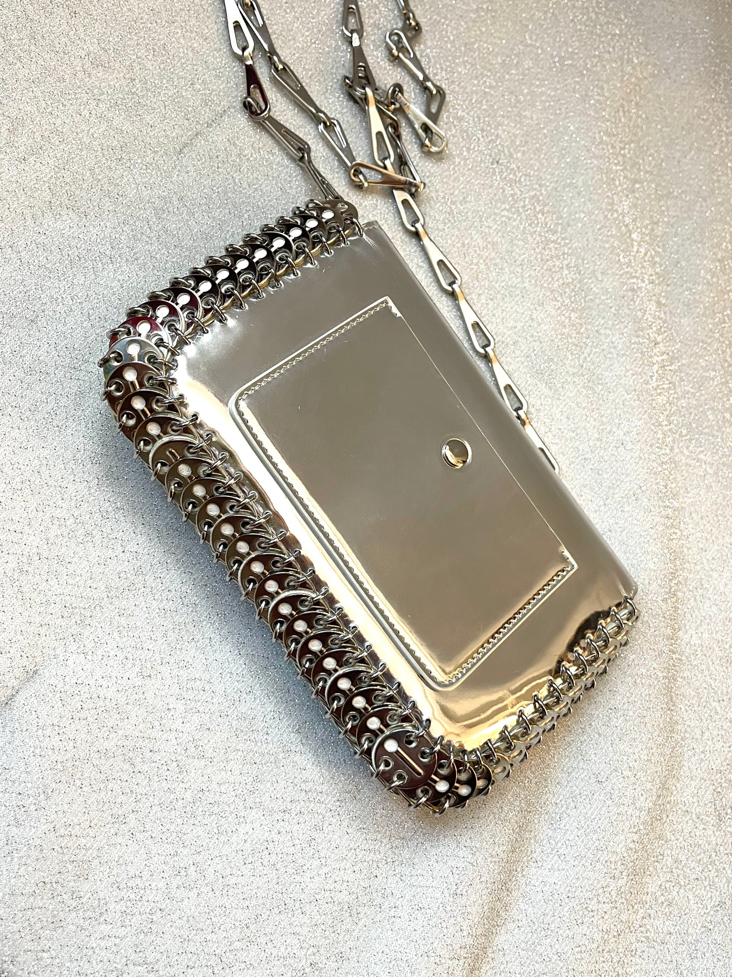 Silver Wallet crossbody Paco Rabanne