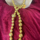 Vintage Yves Saint Laurent Gold Beaded Necklace — 18K Gold Refurbished (45 cm)
