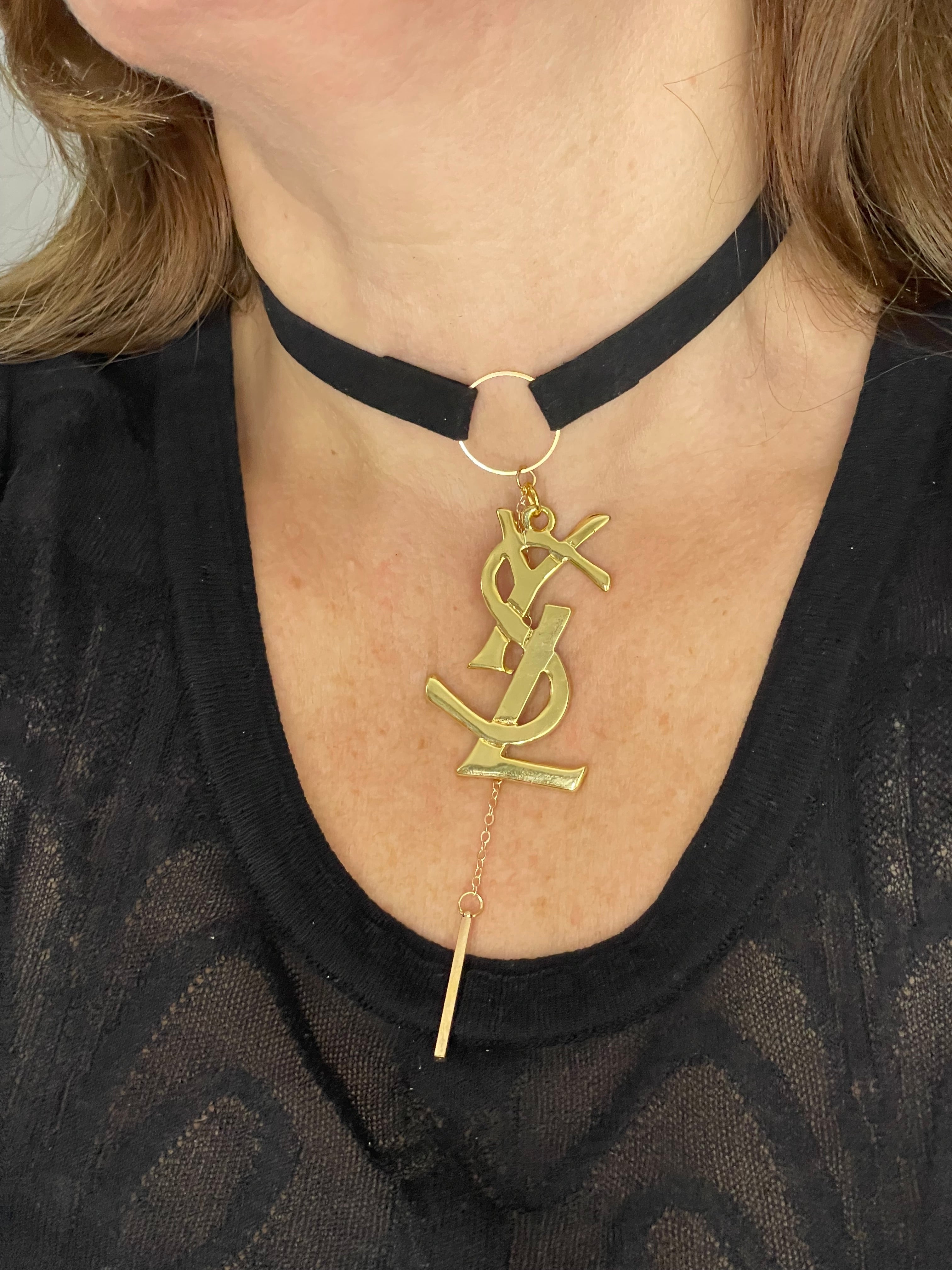 Ysl on sale pendant necklace