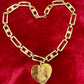 Vintage Yves Saint Laurent Authentic Heart Pendant Orena Necklace