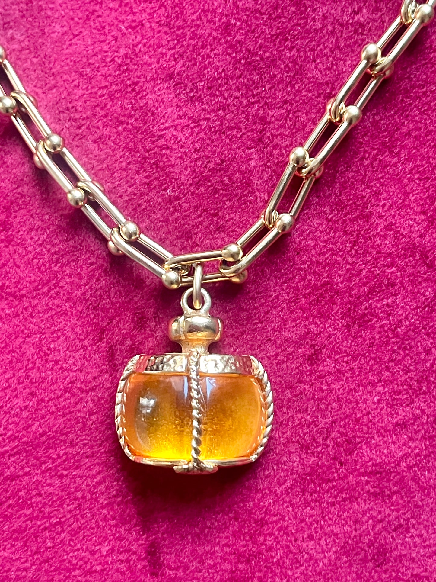 Yves Saint Laurent Vintage Champagne Authentic Pendant