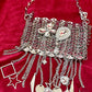 Metal & Dangling Crystal Charms Bag Style Paco Rabanne