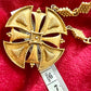 Collier pendentif croix rare vintage Yves Saint Laurent