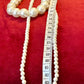 Vintage Statement Faux Pearls Necklace New Cross Pendant