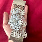 Paco Rabanne collectible jewelry bracelet movement held on hand 