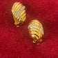 Yves Saint Laurent 70s 80s Clip-On Earrings