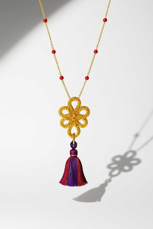 Rare Authentic Vintage Spiral Pompom Yves Saint Laurent Brooch Pendant