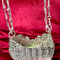 Metal Crystal Charms Purse Phone Holder Style Paco Rabanne