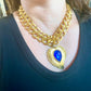 Collar con colgante Arty Monet de Yves Saint Laurent vintage