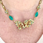 Collar de cadena dorada vintage Orena – Colección años 80