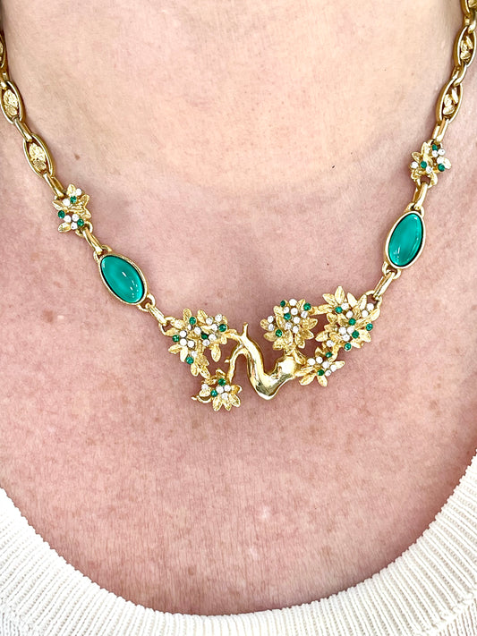 Collar de cadena dorada vintage Orena – Colección años 80