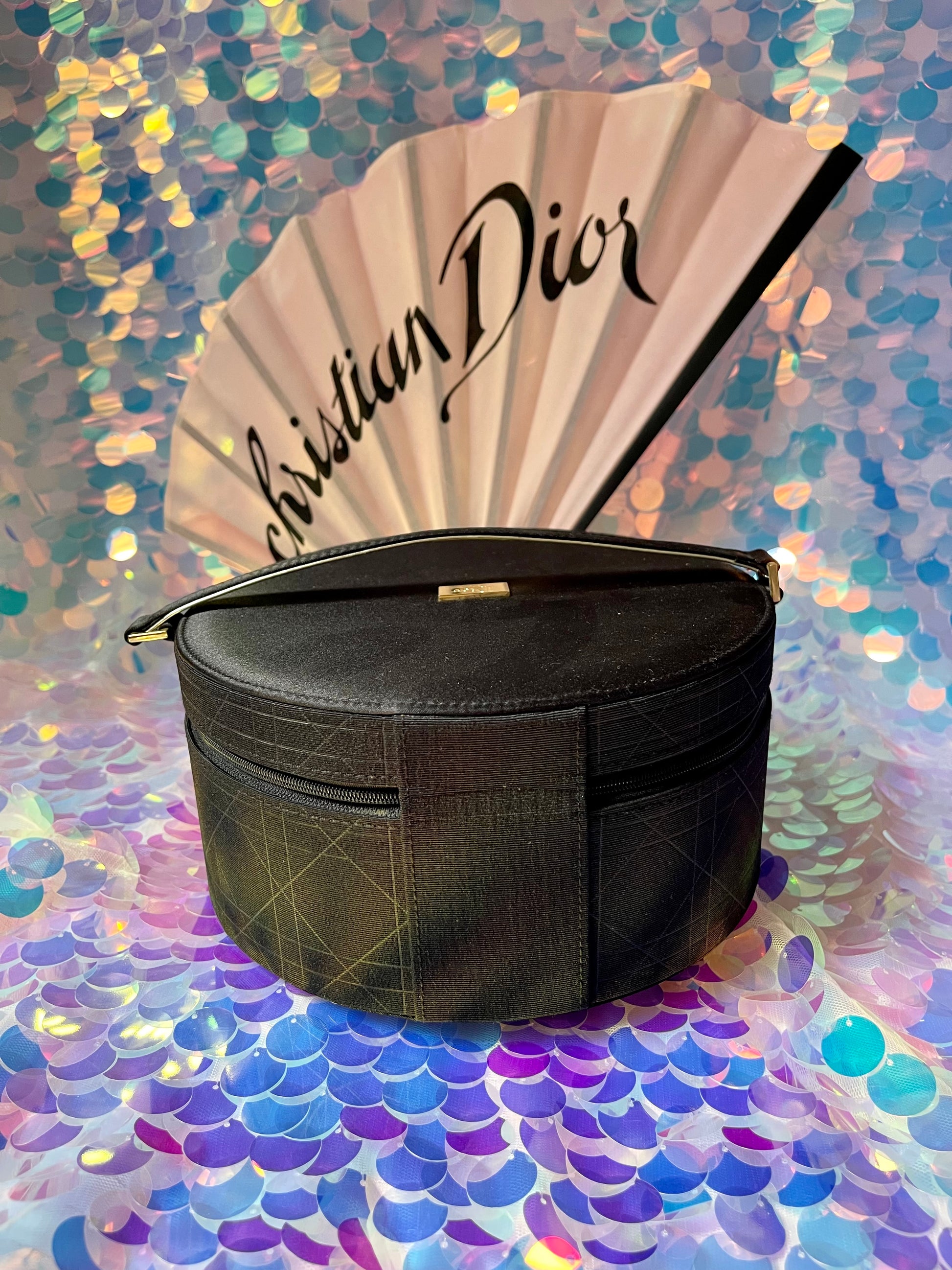 Dior Black Satin Jewelry Storage Vanity – UpcycledVintaByRania ByR