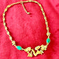 Collar de cadena dorada vintage Orena – Colección años 80