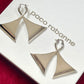 Pendientes de aro Paco Rabanne en tono plateado