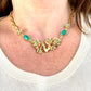 Collar de cadena dorada vintage Orena – Colección años 80