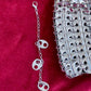 Charms Paco Rabanne argentés Sparkle Design Mini sac en métal Style Paco Rabanne