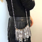 Metal Bag Crystal Charms Phone Holder Style Paco Rabanne ( Style 2 )