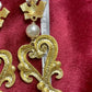 Arty Gold Heart Pearl Rhinestones Earrings Style Vintage Christian Lacroix Yves Saint Laurent