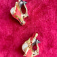 Vintage Yves Saint Laurent Calla Lily Pearl Earrings