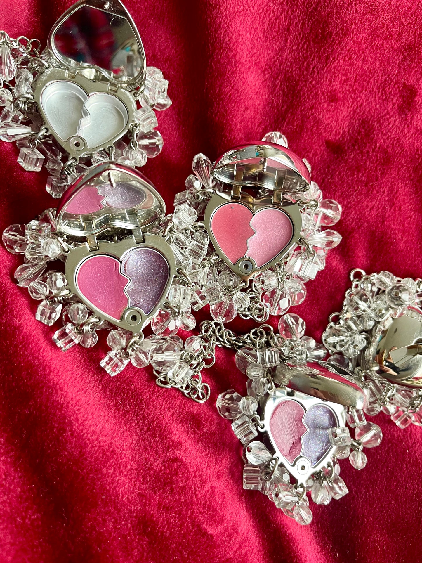 Charm para bolso con forma de corazón de plata de Dior, coleccionable vintage