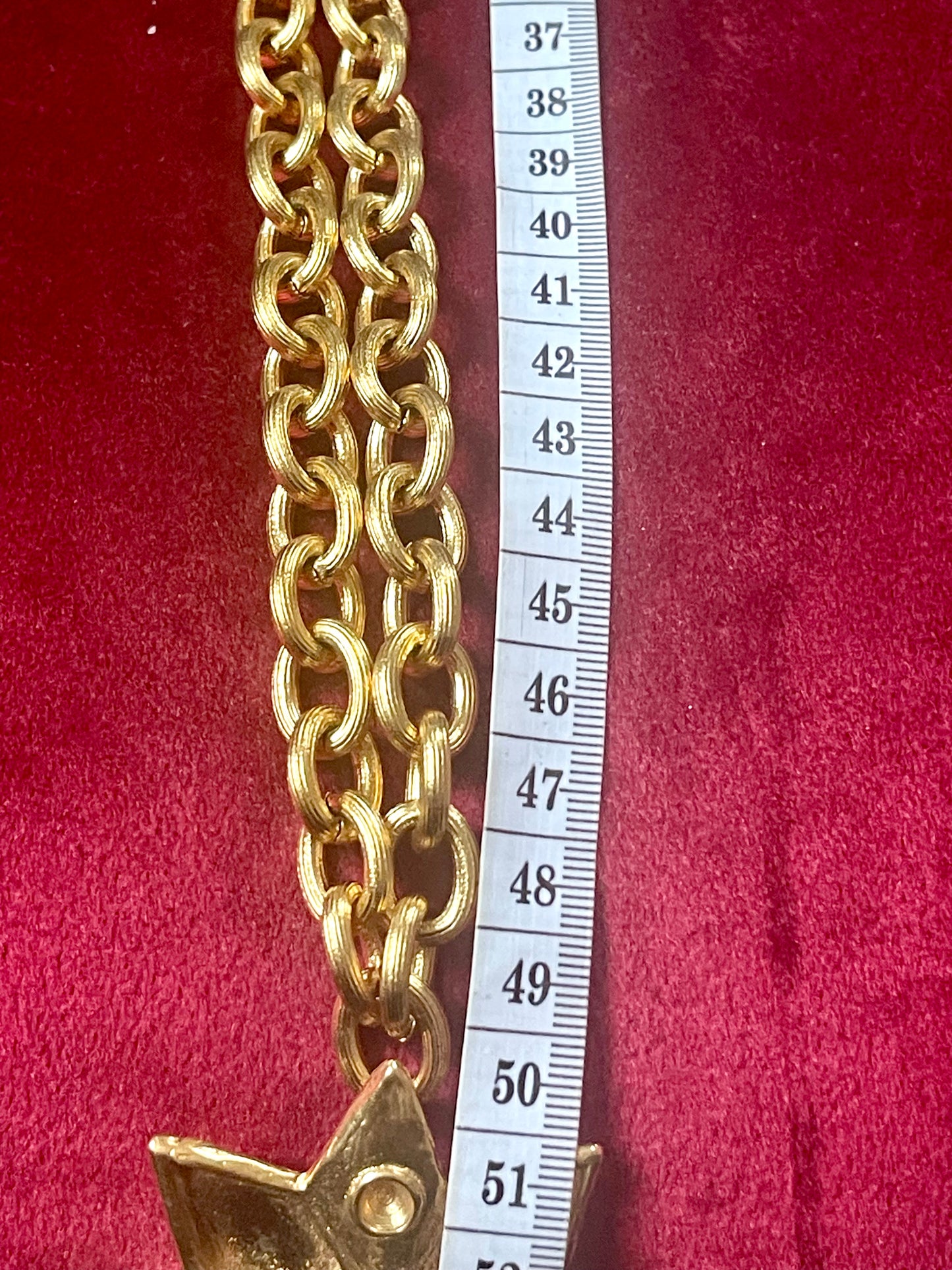 Collier pendentif étoile rare vintage Yves Saint Laurent