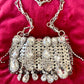 Metal Crystal Charms Bag Phone Holder Style Paco Rabanne
