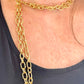 Collar con colgante de hoja vintage auténtico de Yves Saint Laurent