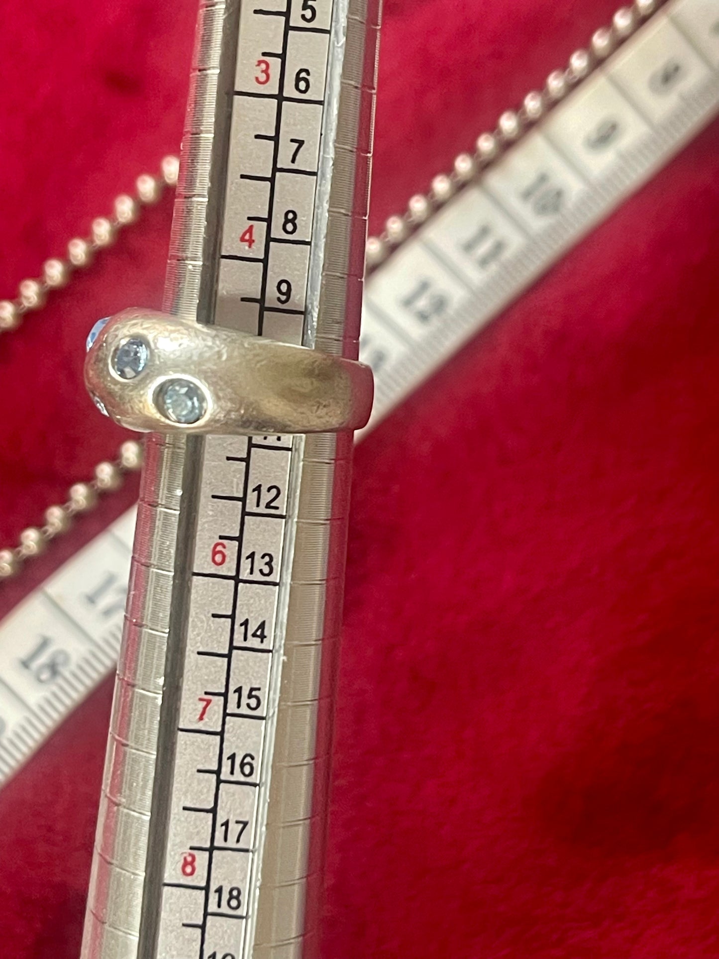 Yves Saint Laurent – Exceptional Vintage 2000 Solid Silver Jewelry Set Blue Rhinestones