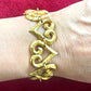 Vintage Used Art Nouveau Hearts Yves Saint Laurent 90’s Authentic Bracelet