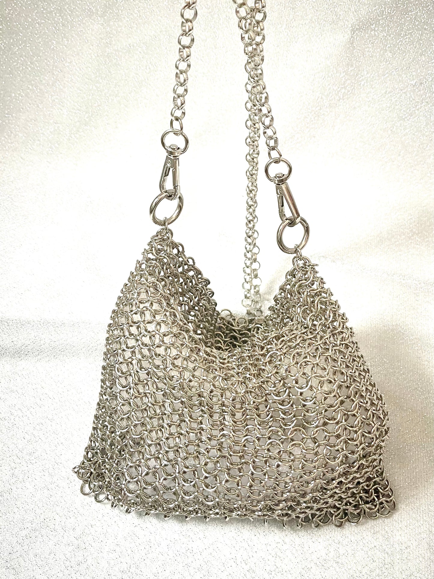 Mini Metal Hoops Shoulder Bag Style Paco Rabanne