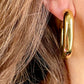 Boucles d'oreilles à maillons XL en or Paco Rabanne