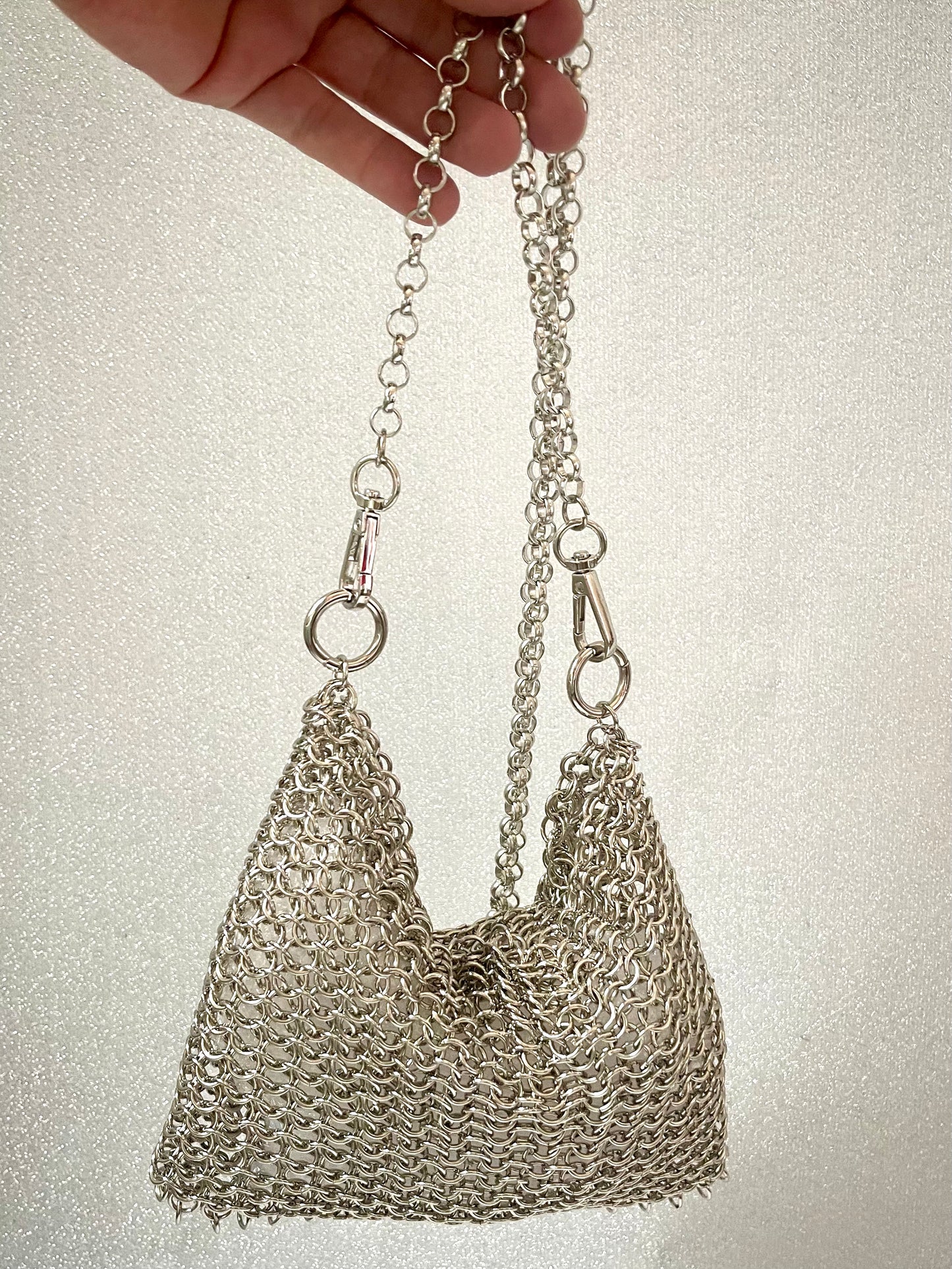 Mini Metal Hoops Shoulder Bag Style Paco Rabanne