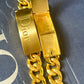 18K Yellow Gold Plated Dior Beauty Chunky Chain Refurbished Small Defect