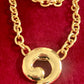 Question Mark Vintage Scarf Holder Pendant Yves Saint Laurent