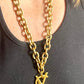 Vintage Yves Saint Laurent Upcycled Authentic Bag Charm Pendant Necklace / Belt