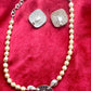 Vintage Yves Saint Laurent Jewelry Set – Necklace & Clip Earrings Late 1970s -80s