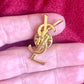 Gold Tone YSL Pin Yves Saint Laurent Unisexe Authentique vintage