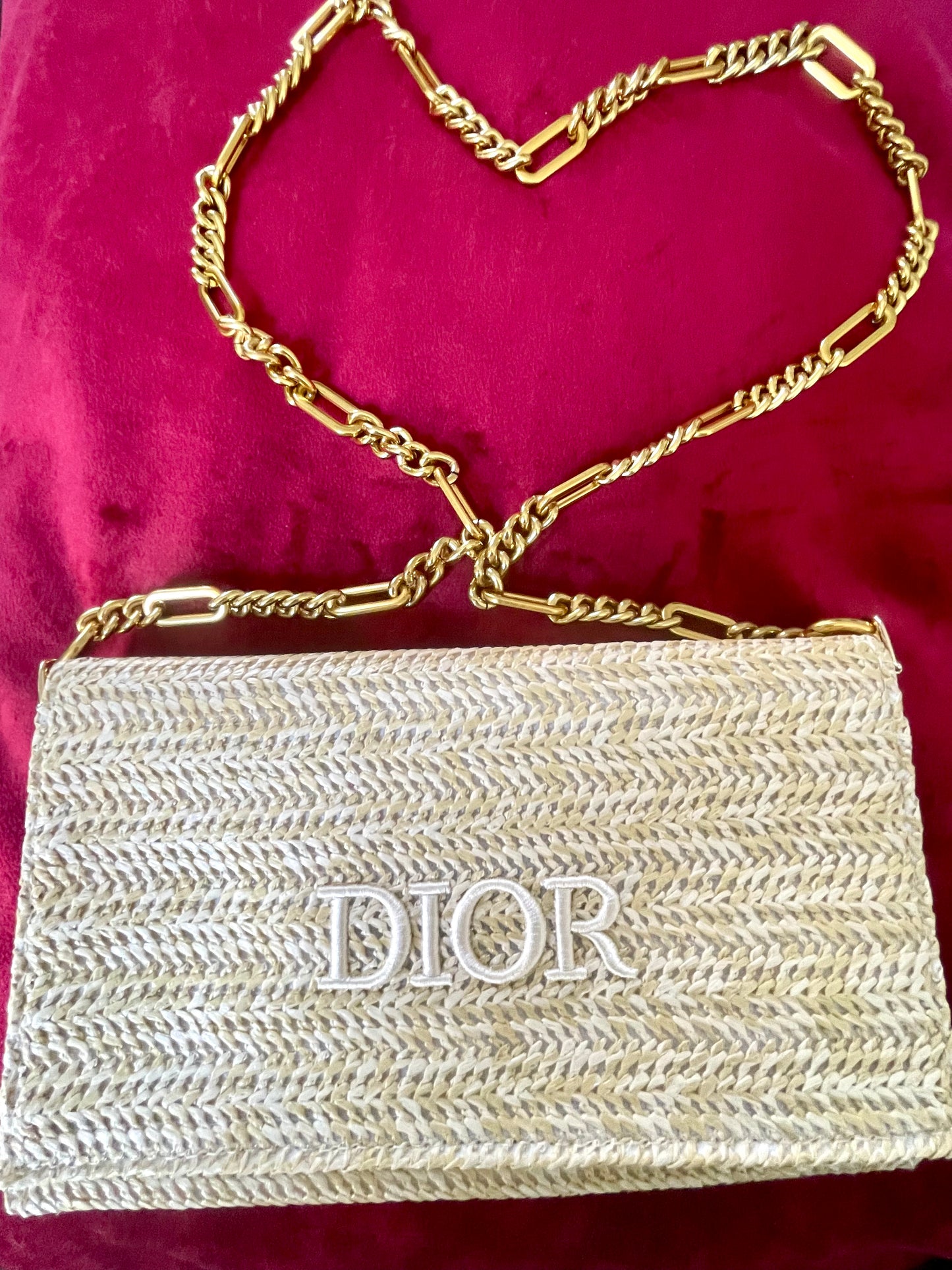 Wicker Dior Clutch ( Modified Choice)