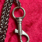 Saint Laurent Lock Charm Upcycled Necklace – Vintage Keychain Pendant