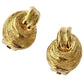 Pendientes vintage Christian Dior chapados en oro de 18 quilates.