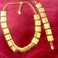 Vintage Iconic Paco Rabanne Cubic Jewelry Set Art Deco Style