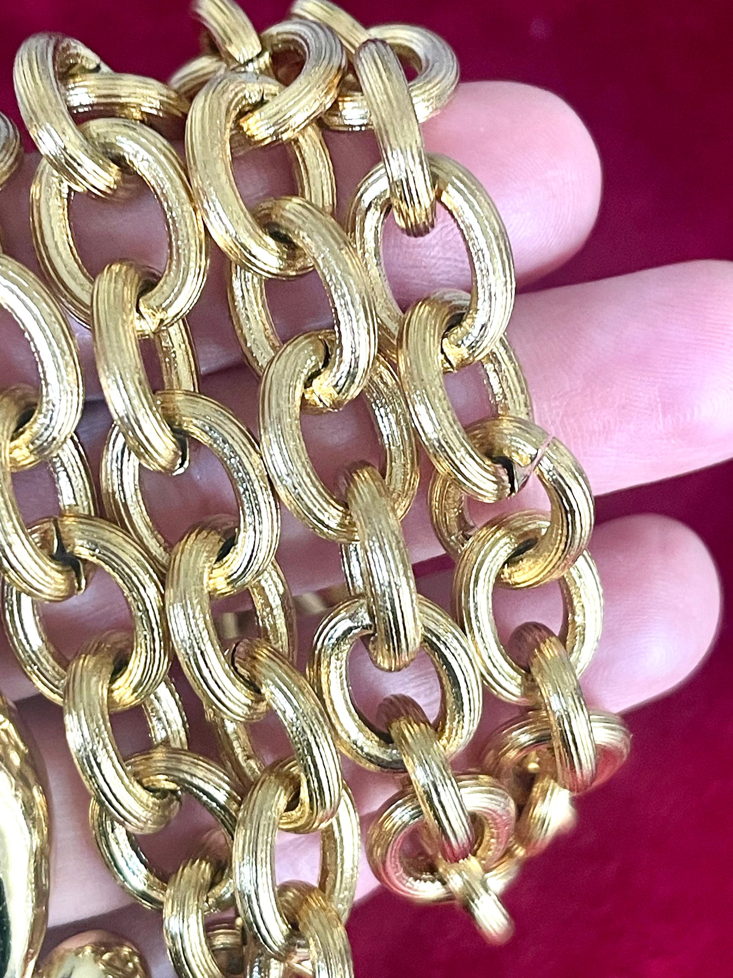 Question Mark Vintage Scarf Holder Pendant Yves Saint Laurent