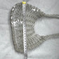 Mini Plexi Sparkle Shoulder Bag Style Paco Rabanne