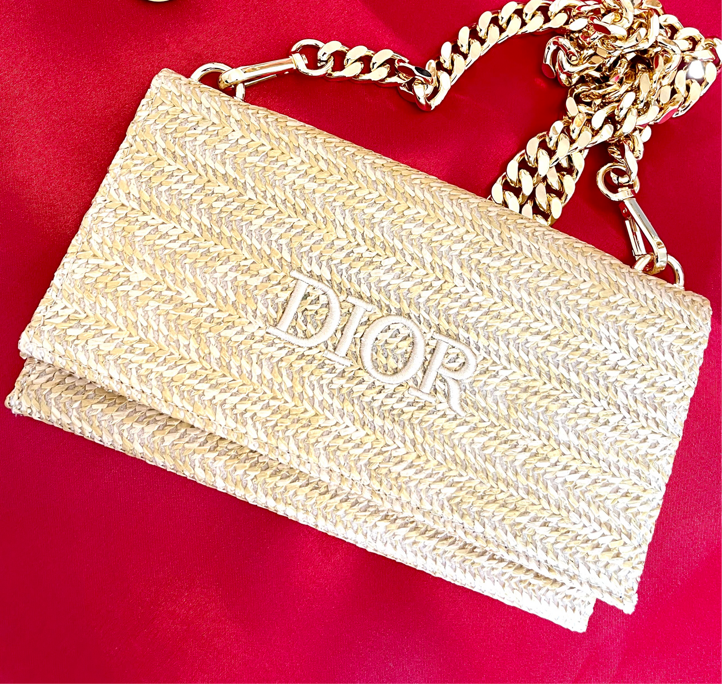 Wicker Dior Clutch ( Modified Choice)