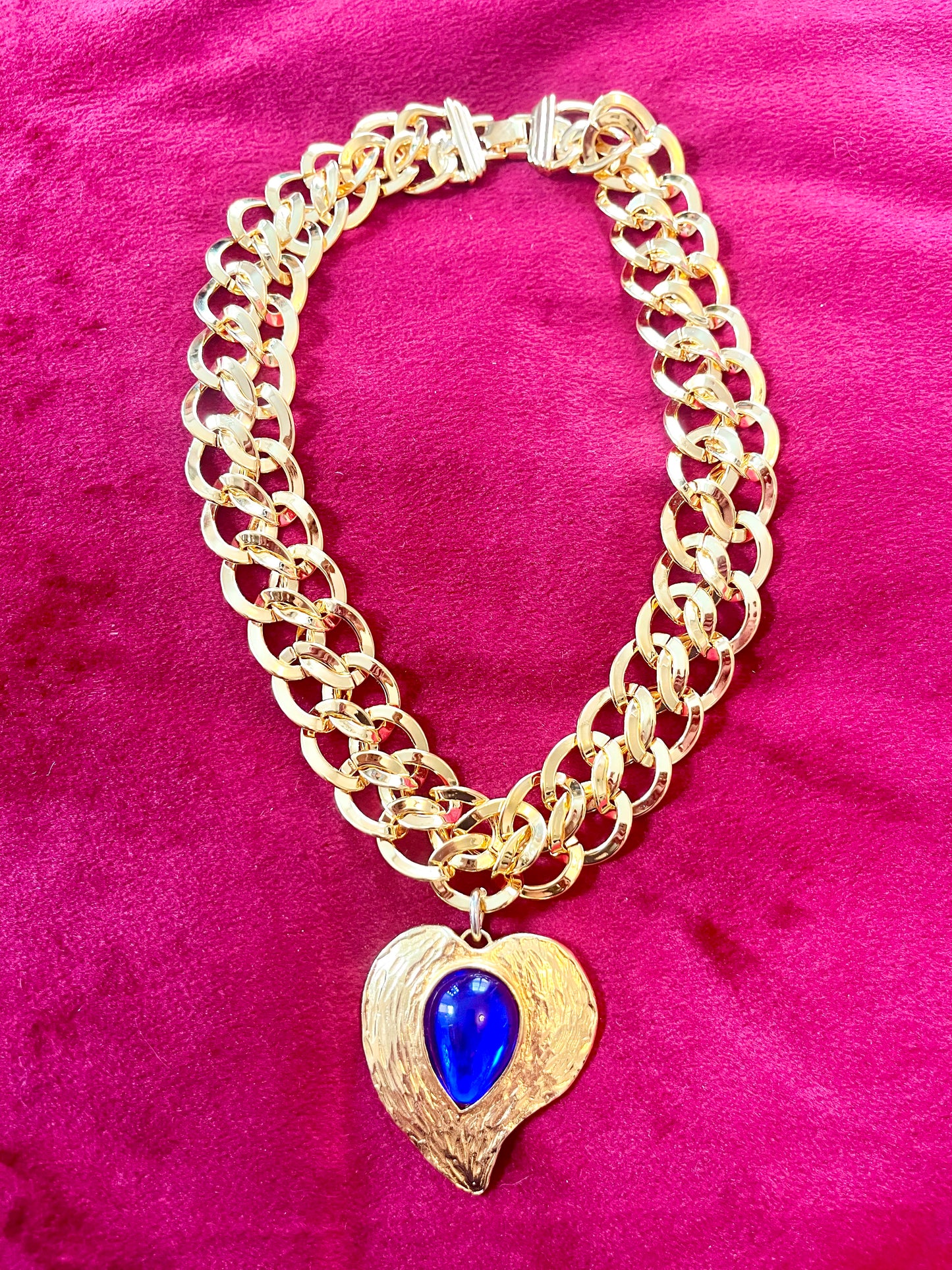 Collar con colgante Arty Monet de Yves Saint Laurent vintage