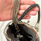 Black Rhinestones Handbag Haute Couture Style
