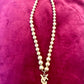 YSL Gold Vintage Charm Pendant Necklace