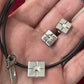 Yves Saint Laurent Vintage Silver 925 Earrings & Necklace Jewelry Set – Very Good Condition