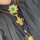 Collier cordon vintage Belle D'opium avec pendentif pour foulard vintage