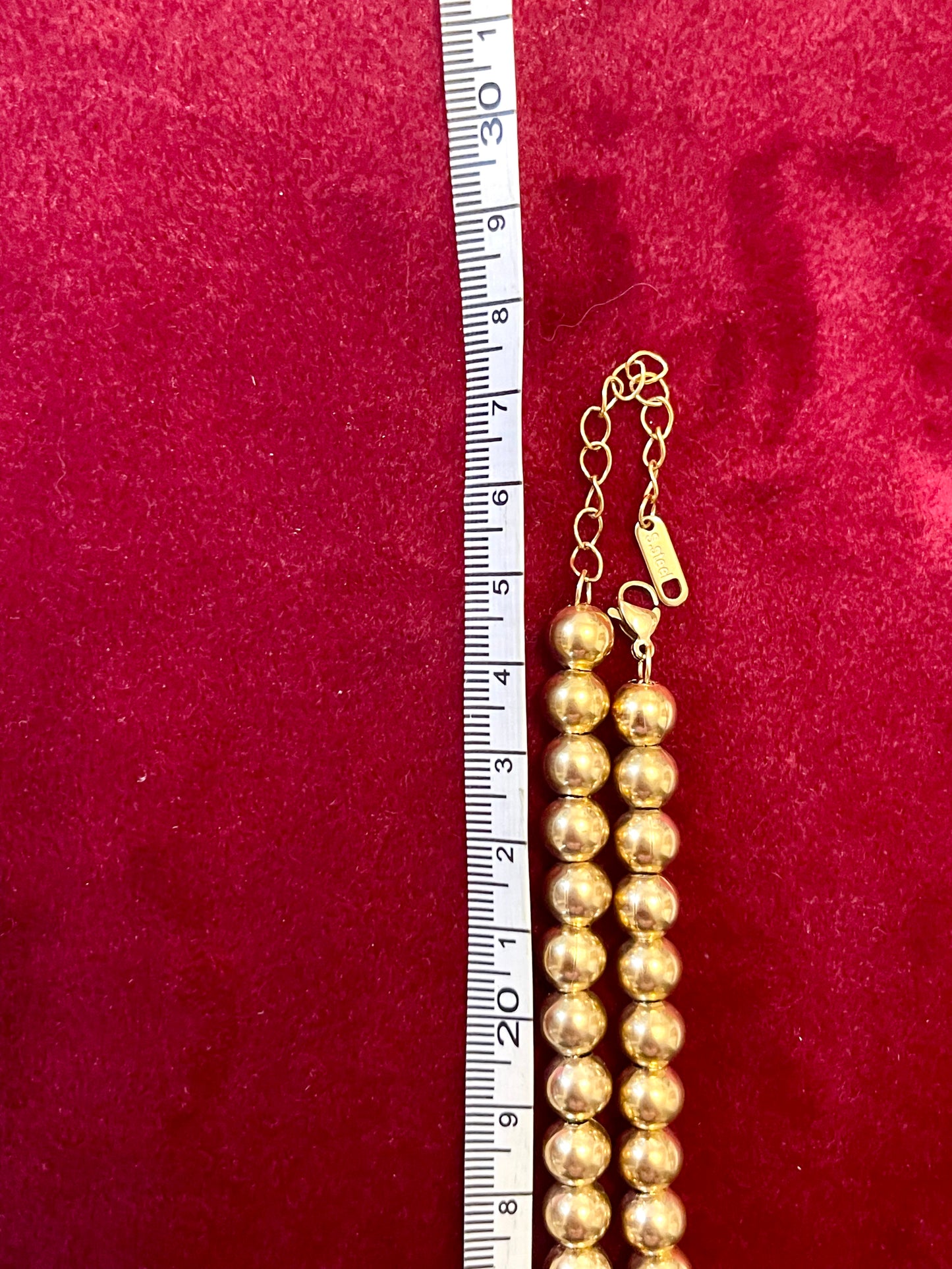 YSL Gold Vintage Charm Pendant Necklace